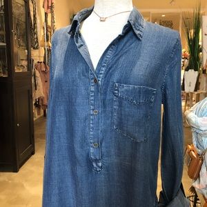 Chambray tunic
